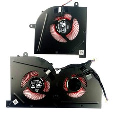 CPU  GPU Cooling Fan for MSI GS63 GS63VR GS73 GS73VR Pair Fans, 12V, 4-Pin,...