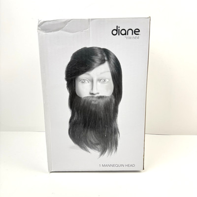 Bearded Aiden By Diane, Male, Human Hair Head Mannequin Cosmetology Hair Styling