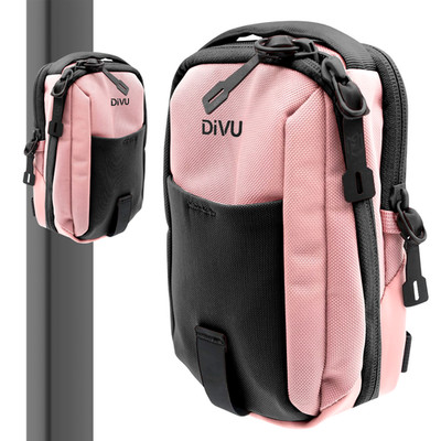 DiVU Magnetic Gym Bag (PINK) for Men & Women | Small Crossbody Shoulder Bag 