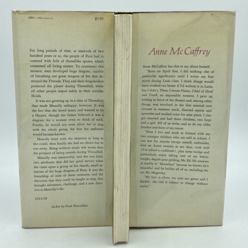Dragonsong - Anne McCaffrey (1st edition 1st print HC) Atheneum, 1976 / Pern - Foto 5 di 10