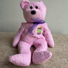 Ty Beanie Babies 'Eggs' Rare Easter Bear Plush Soft Toy Collectable