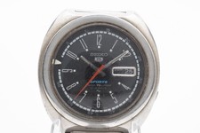 Seiko 5 Sports 7019-6020 Vintage Automatic Day-Date Black Dial