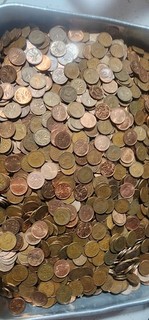 5000 Mixed Canadian COPPER Pennies King Queen 1920 1996