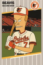 2025 Faux Real Cards (FRC) Beavis Billy Ripken FF Holo Parody Custom Card