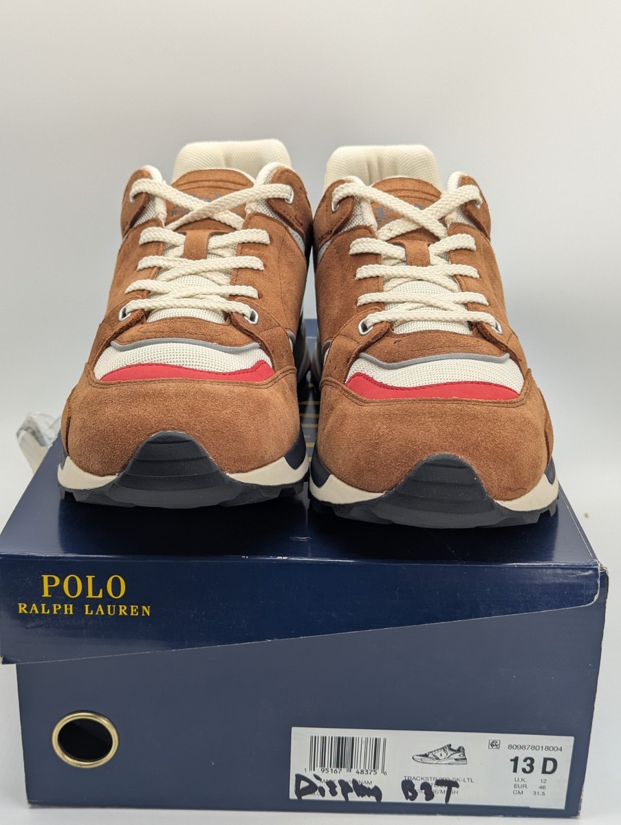 Polo Ralph Lauren Men\'s Trackster 200 Sneaker Shoes Color Teak Size 12 Polo Ralph Lauren Men main image 2