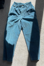 Ralph Lauren Women  s Blue Corduroy Pants Vintage Sz 6 Classic Preppy