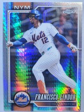 2026 Topps Chrome #299 Francisco Lindor Prism Refractors