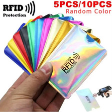 10Pcs RFID Blocking Sleeves Credit Card Identity Theft Protection