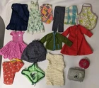1960's Vintage Barbie Clone/Homemade Assorted Clothing Lot with accessories