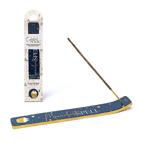 RäUcher Set RäUcherstäBchenhalter Celestial Magic Moondust Spell -- 26 Cm + Kera-image