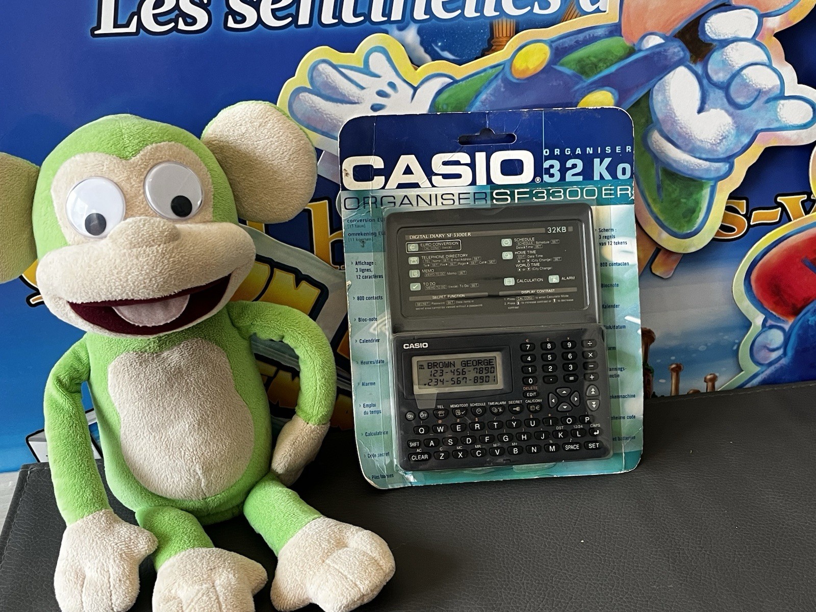 Organiseur de bureau vintage Casio SF3300ER pour gestion rendez-vous