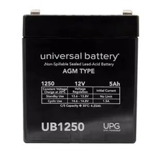 12-Volt 5 Ah F2 Terminal Sealed Lead Acid SLA AGM Rechargeable Battery