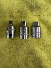 Snap On Tools 3pc Pipe Plug Socket Set 6mm PMM406 8mm PMM408 10mm PMM410 3/8”
