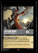Disney Lorcana TCG Captain Hook Captain of the Jolly Roger Non Foil 173/204