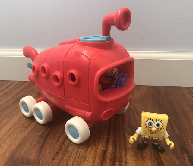 spongebob bus toy