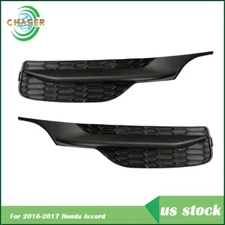 For Honda Accord 2016-2017 Front Fog Light Lamp Cover Bezel Right+Left Side