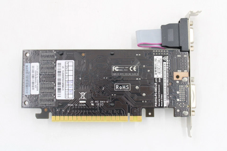 EVGA GeForce 8400 GS 1GB GDDR3 HDMI PCIe Video Graphics Card 01G-P3-1302-LR - Image 3 of 4