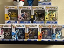 Custom Eevee-lution Diamond Set Of 9 Funko Po...