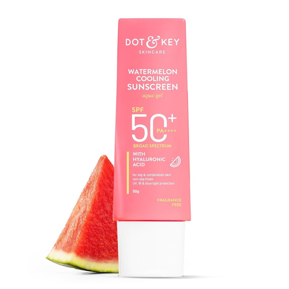 Dot & Key Watermelon Hyaluronic Sunscreen SPF 50 PA+++ 50g Hydrating UV Protection