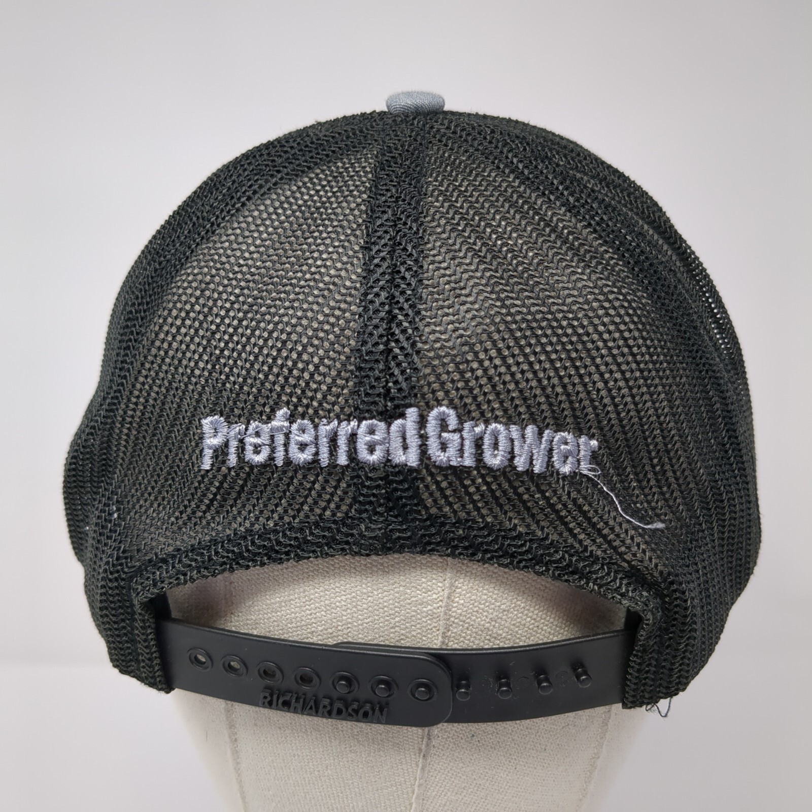 Simplot Preferred Grower Snapback Trucker Hat Gra… - image 5