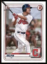 2020 BOWMAN DRAFT 1ST BASE PAPER PROSPECT BD69 PETEY HALPIN INDIANS