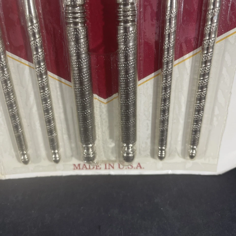 HMQ Quackenbush Vintage Nutcracker Nut Pick Set New Old Stock 5 Piece Steel USA - Image 3 of 4