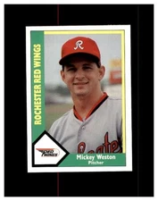 1990 Rochester Red Wings CMC #3 Mickey Weston