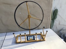 Vintage CAT Caterpillar Inc. DISPLAY with Steering Wheel and Shifter knobs
