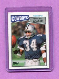 HERSCHEL WALKER DALLAS COWBOYS GEORGIA BULLDOGS 1987 TOPPS FOOTBALL CARD #264