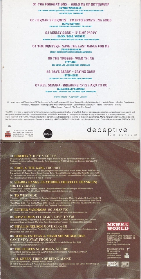 ROCK POP SOUL CD COLLECTION ( 10 CD Collection from english Newspapers ) - Bild 3 von 4