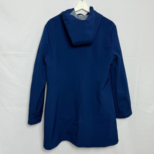 Northern Reflections Raincoat Jacket Full Zip & Snap Coat Women’s Size L Blue - Picture 3 of 9