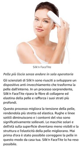 ✅️ Silk'n FaceTite Dispositivo Riduzione Rughe Rassodamento Pelle Gel Ialuronico - Imagen 2 de 10