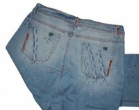 Damen Jeans Jeanshose Tolle Wascheffekte Cooles Design Fashion Bpc Gr. 40 Neu