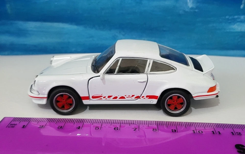 Welly 1:32 Porsche 911 Carrera RS 2.7 Diecast Model Custom Name Plate - Vintage - Image 2 of 4