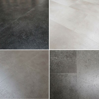 Luxury Click Vinyl Flooring 100% Waterproof Bathroom Tile ...