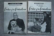 VOICE OF THE VOICELESS set of 2 October 1963 & February 1964 Calore Publications
