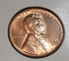 1955 Lincoln Wheat Cent S - Bu - Uncirculated