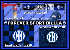 SCIARPA o BANDIERA o CAPPELLO VISIERA o TROMBA DA STADIO ORIGINALI FC INTER
