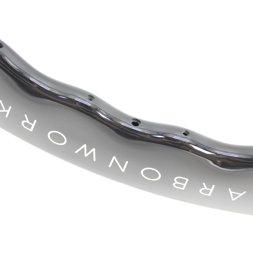 700C Full Carbon Fibre Road Bike Rim Clincher Tubeless 25mm Width 65mm Depth - Image 4 of 4