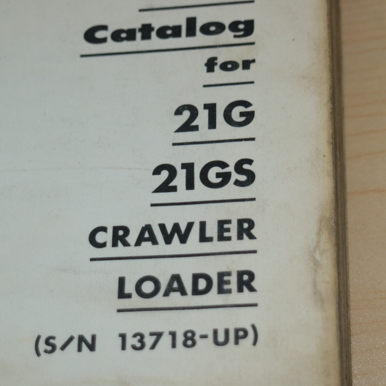 FIAT ALLIS 21GS 21G CRAWLER TRACTOR DOZER LOADER Parts Manual book catalog  list | eBay