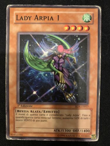 LADY HARPIA 1 RDS-IT017 1st Edition Yu-Gi-Oh - Picture 1 of 2