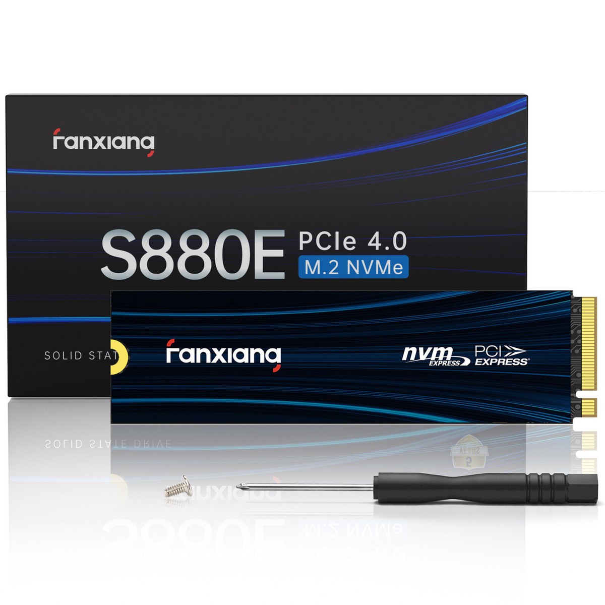 Fanxiang 500GB M.2 NVMe SSD 6300MB/s PCIe 4.0 For PS5 Gaming Solid 