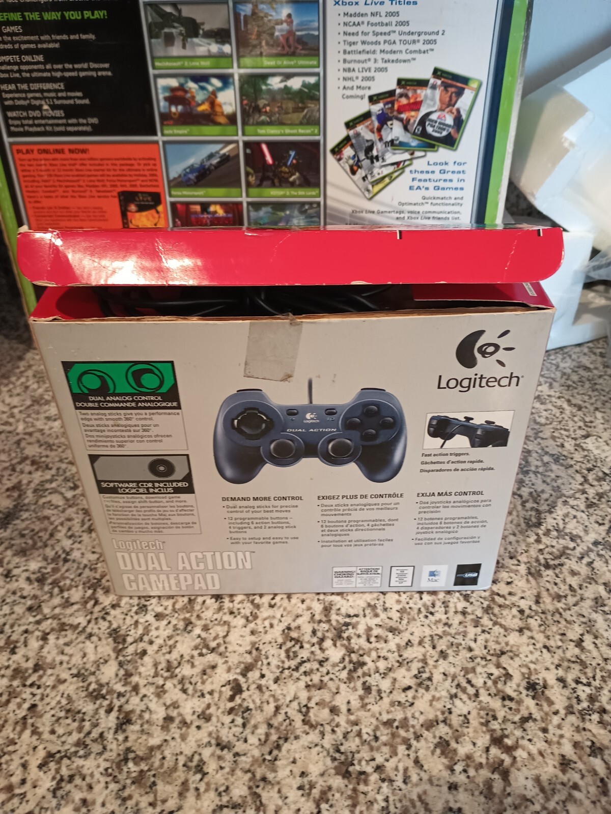 Logitech Dual Action Controller (963292-0403) Gamepad PC/MAC Tested and ...