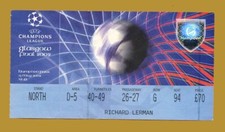 FINAL 2002 -- Real Madrid v Bayer Leverkusen -- Champions League -- Ticket