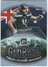 2021 Donruss Optic Michael Dickson Globall Holo Seattle Seahawks #GB-6