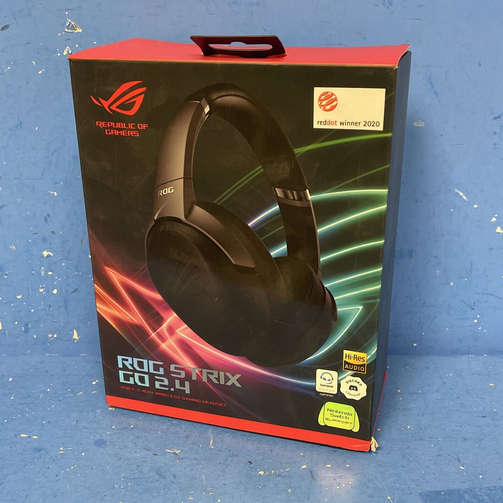 Headset Gamer Sem Fio Asus ROG Strix GO 2.4, Drivers 40mm - 90YH01X1-B3UA00