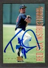 1994 Classic Gold #3 Trot Nixon Boston Red Sox Baseball Card signed autograph