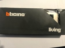 Placca bticino living 4716TC 6 posti titanio chiaro