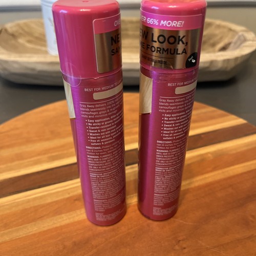EVERPRO Gray Away - MEDIUM TO LIGHT BLONDE 2.5oz Root Cover Up - LOT OF 2. - Picture 7 of 12