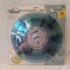Jeu de gabarits de cercle de coupe-abeille courbes cercles 2,25" à 7,5"